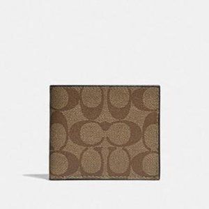 New Coach Signature coated canvas Wallet